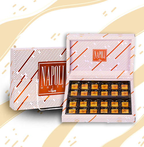 شکلات کادویی ناپلی سفید